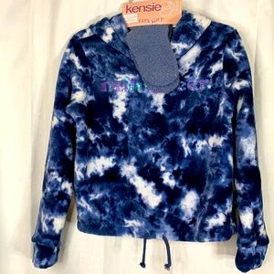 2/$20 Kensie Girl 7/8 Plush Hoodie Socks Set